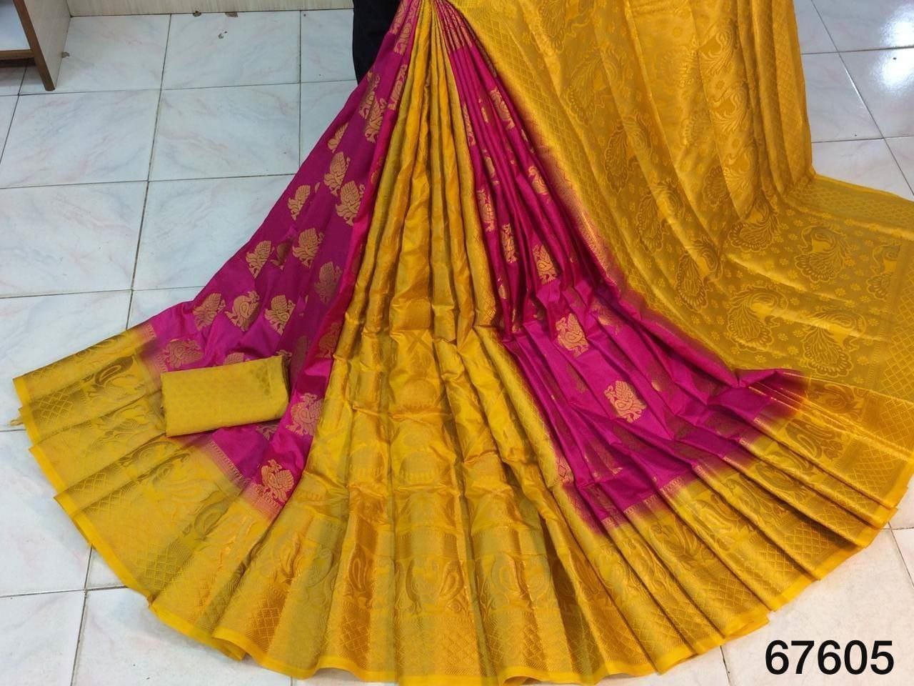 Moonga Soft Silk Saree