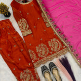 Beautiful Embroidered Panjabi Suit