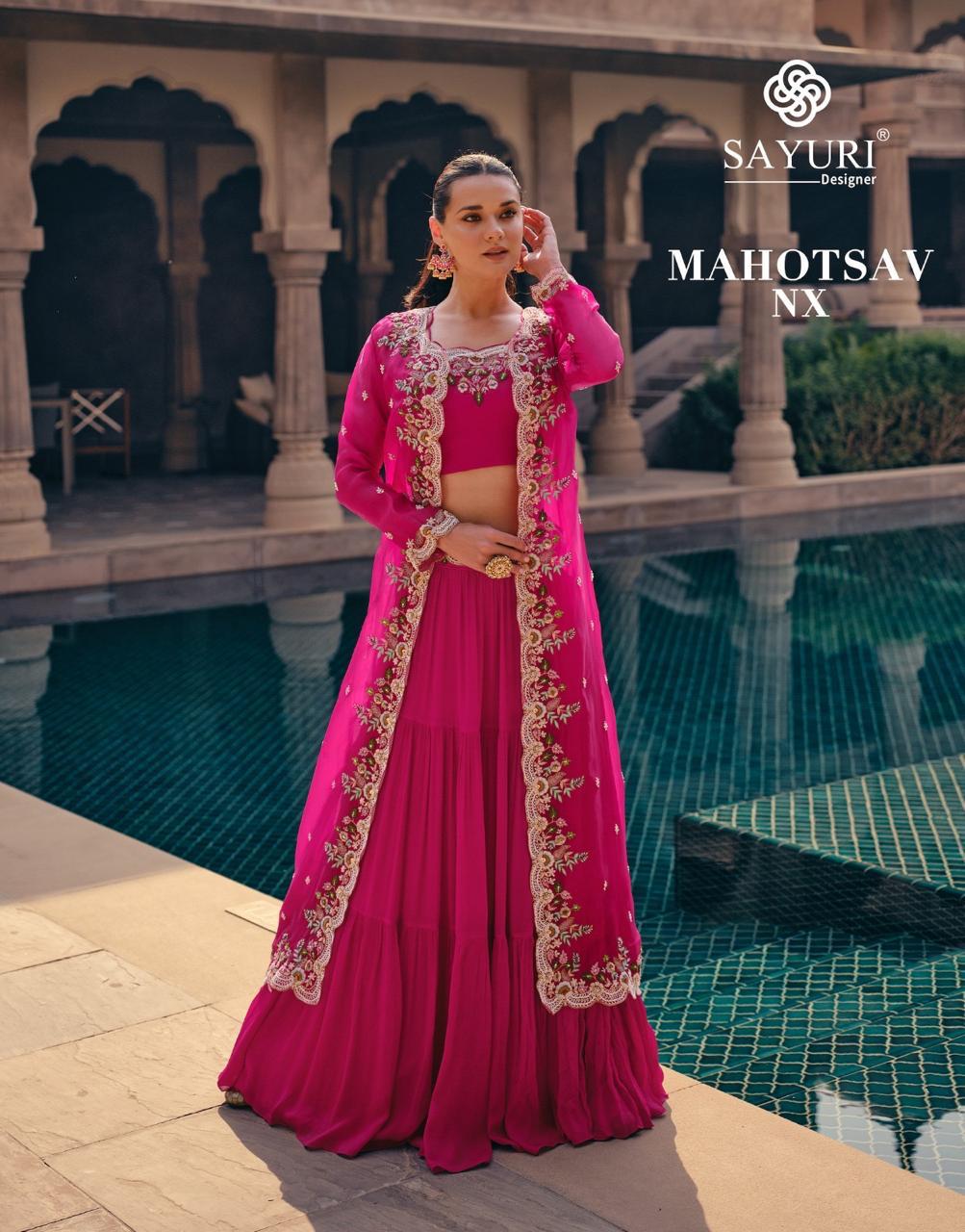 Mahotsav Designer Indo Lehenga Choli