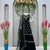 Black Salwar Sharara Collections