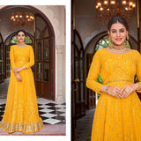 Elegance Georgette Heavy Embroidery Gown