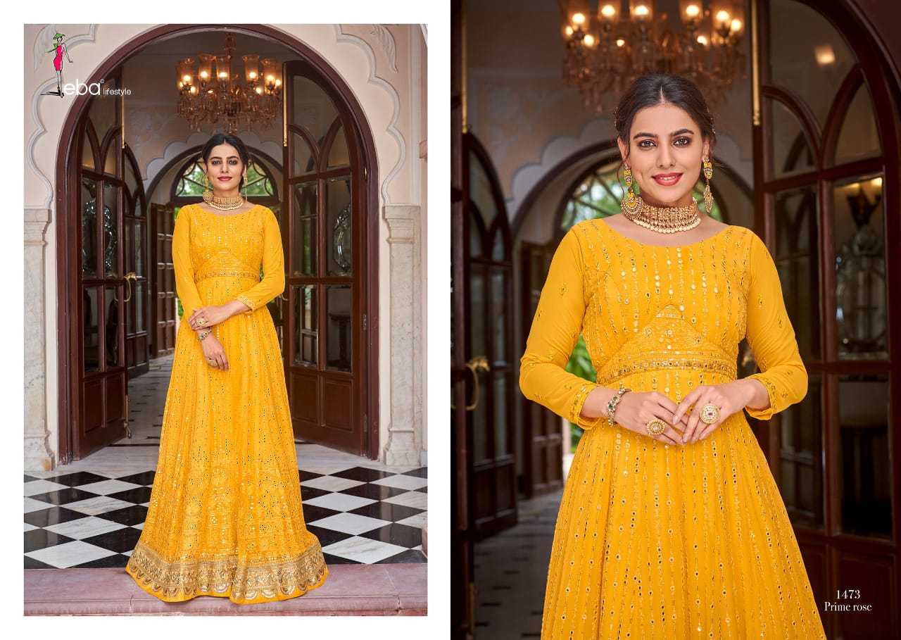 Elegance Georgette Heavy Embroidery Gown