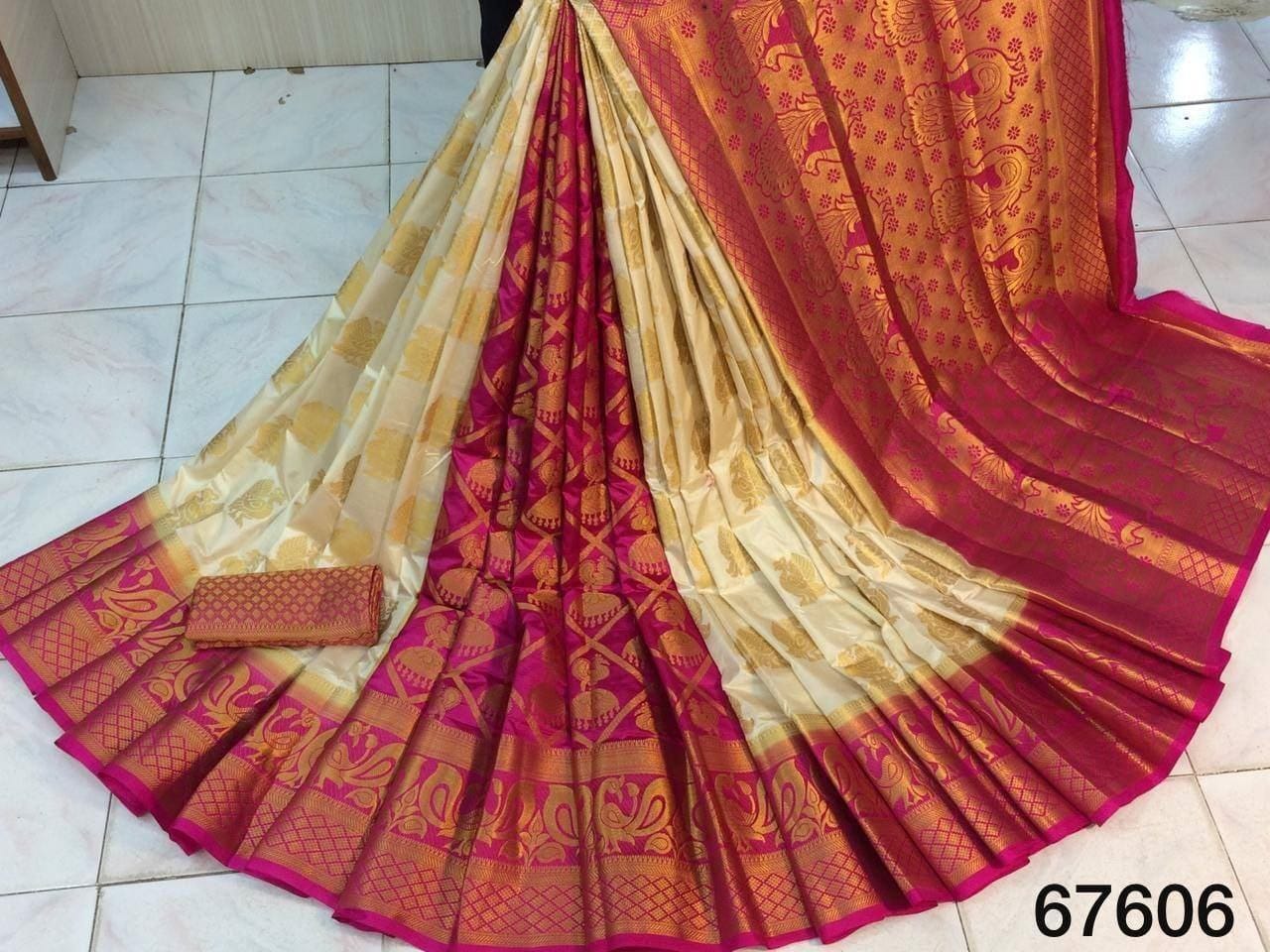 Moonga Soft Silk Saree