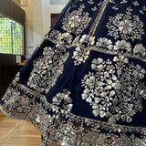 Darkblue Lehenga