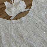 White Lehenga Choli