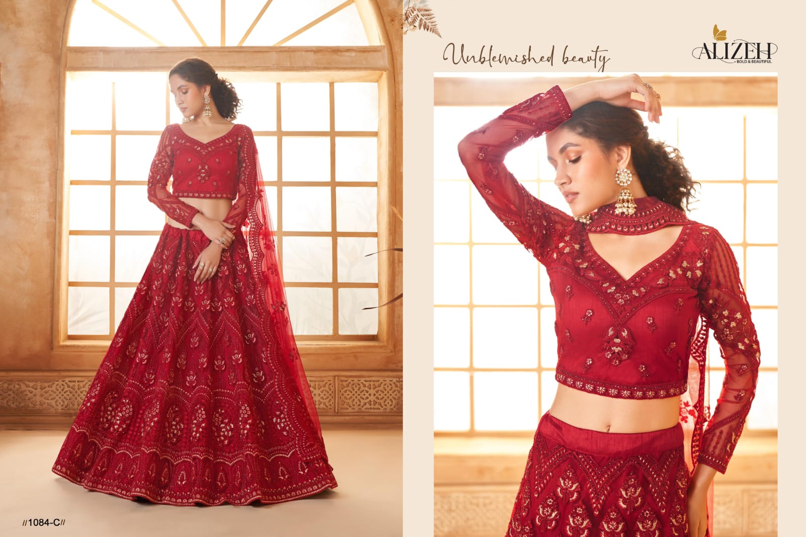 Alizeh Premium Bridal Wedding Lehenga