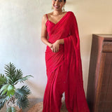 beautiful with our new Georgette saree