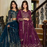 Traditional Heavy Georgette Lehenga Choli