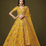 Fabulous  Yellow Bridal Lehenga Collection