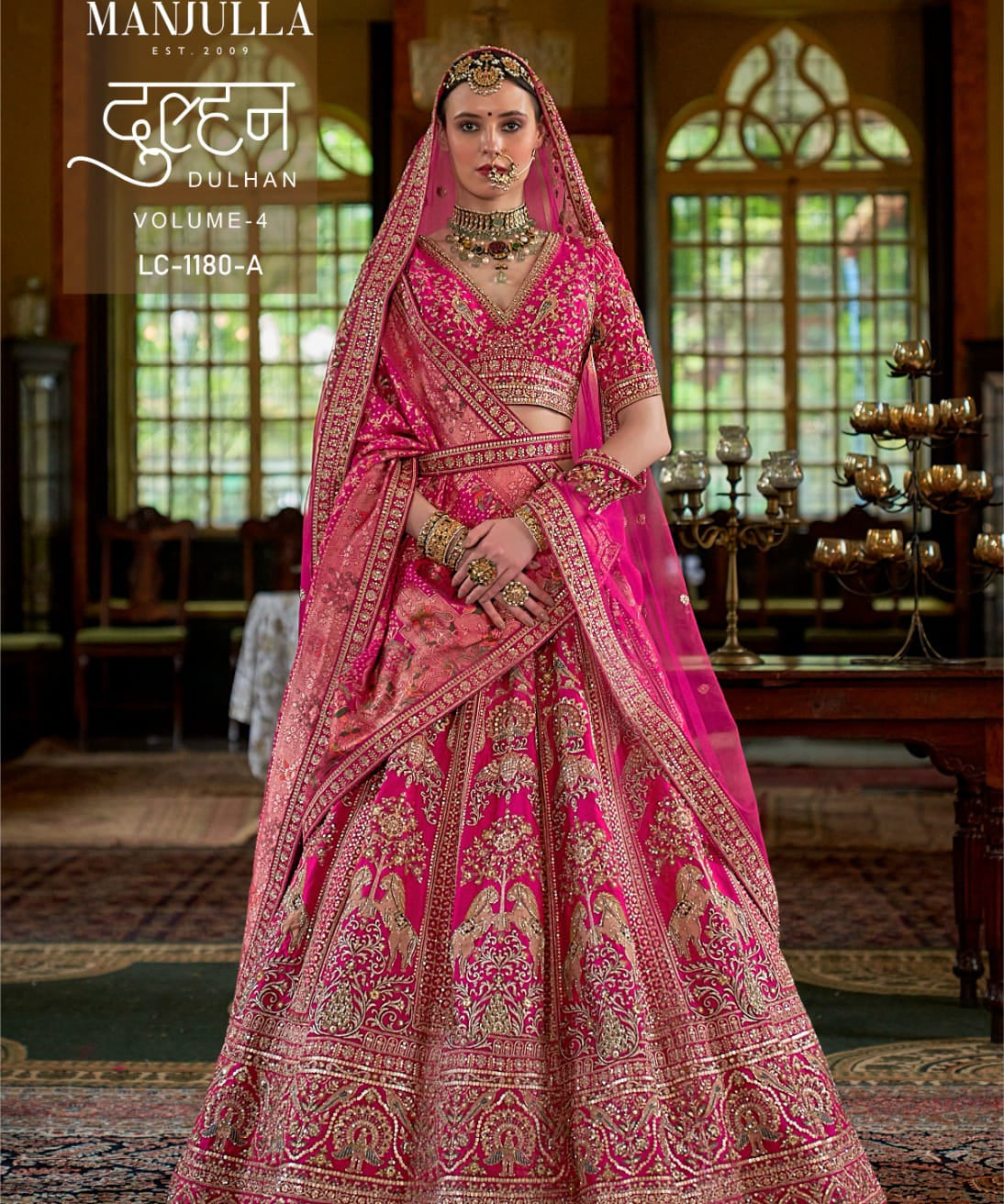 Manjulla Bridal Silk Tone Lehenga