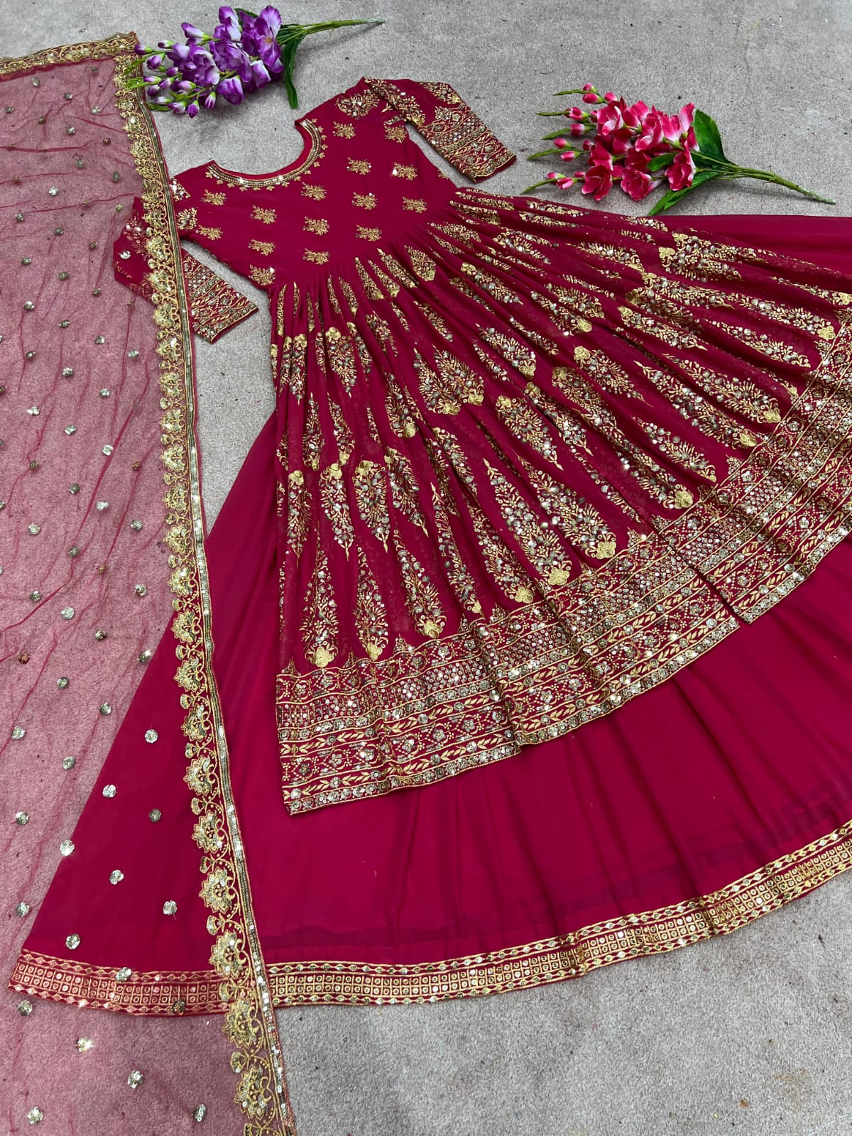 Designer Partywear Anarkali Gown