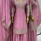 Heavy Chinon Silk Gharara Collection