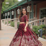 Designer Rangoli Silk Lehenga Choli