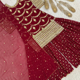 Maroon Royal Embroidered Suit
