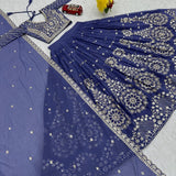 Heavy Embroidered Georgette Lehenga