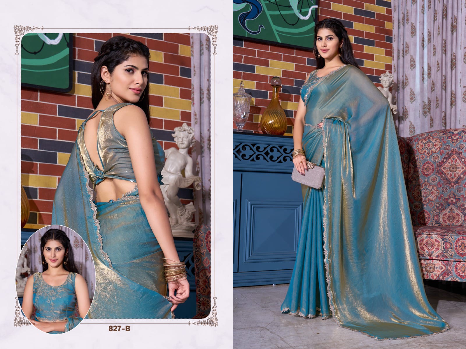 Beautyfull Satin Silk Saree Collection