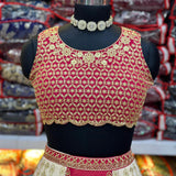 Faux Georgete Sequance Work Lehenga