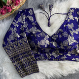 Heavy Dola Silk Saree Blouse