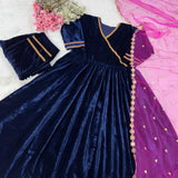 Introducing New Velvet Top Pent Dupatta Set