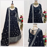 Designer Black Anarkali Gown