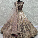 Primum Bridal Wedding Velvet Lehenga