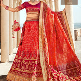 Bridal wedding silk lahenga collection