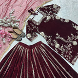 Pure Heavy Viscose Velvet Suit