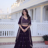Blooming Ethnic Georgette Lehenga Choli