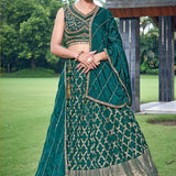 Bridal Viscose Russian Silk Lehenga