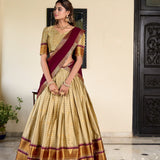 Akshara Paithani Cotton Silk Lehenga