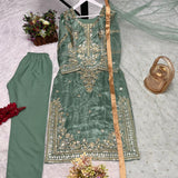 Designer Pakistani Silk Suit