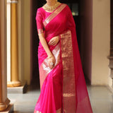 Beautifull Jacquard Weaving Saree