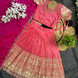 Kids Festive Silk Lehenga Choli