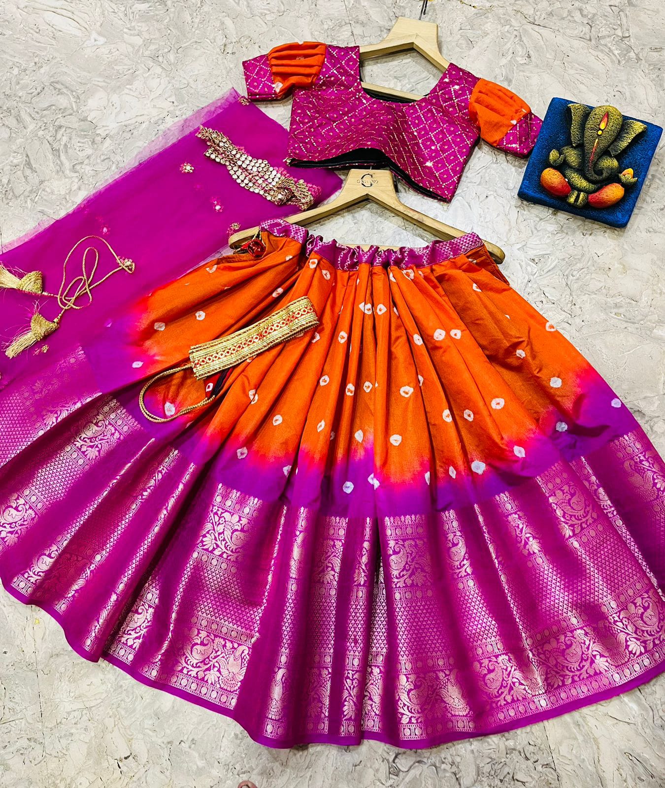 Kids lahenga choli collection