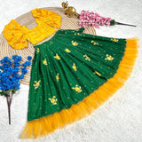 Fancy Pongal Kids Lehenga Choli