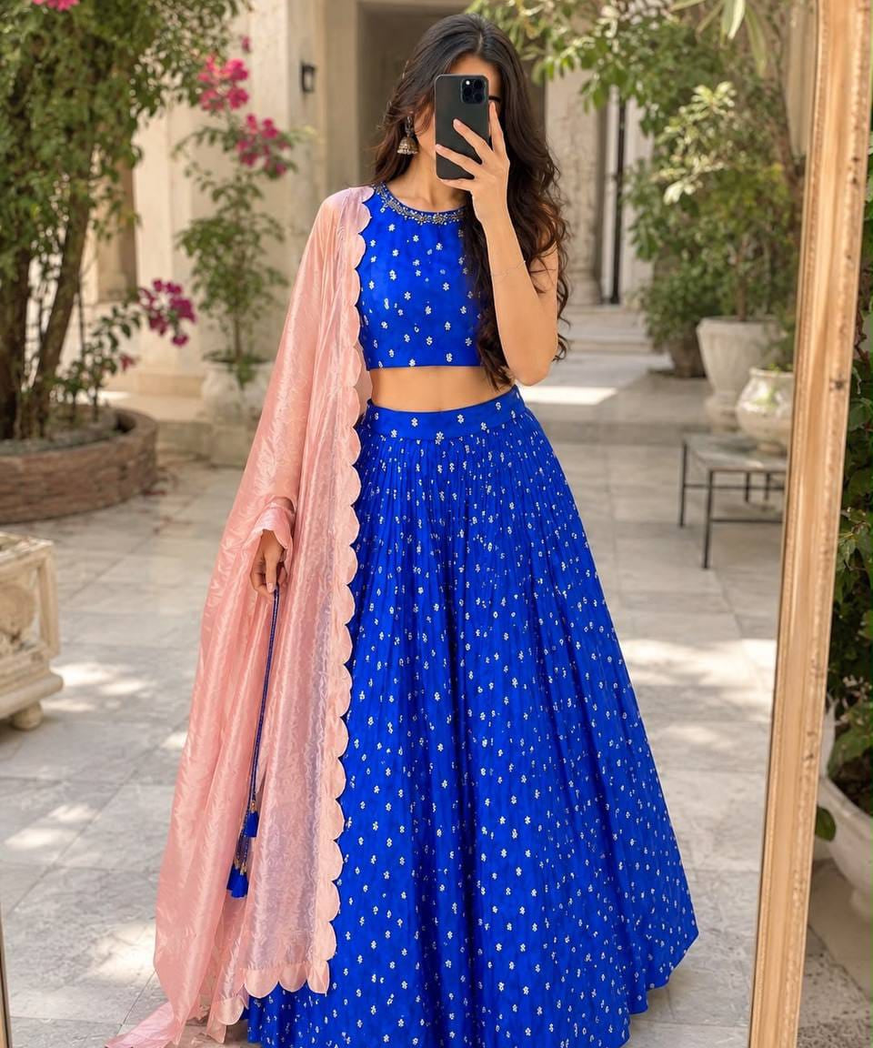 Roshni Premium Banarasi Silk Lehenga