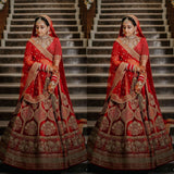 Red Colour Dulhan Lehenga Choli