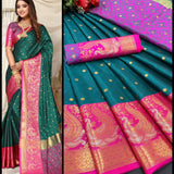 Exclusive  Minawork Weving Silk Saree