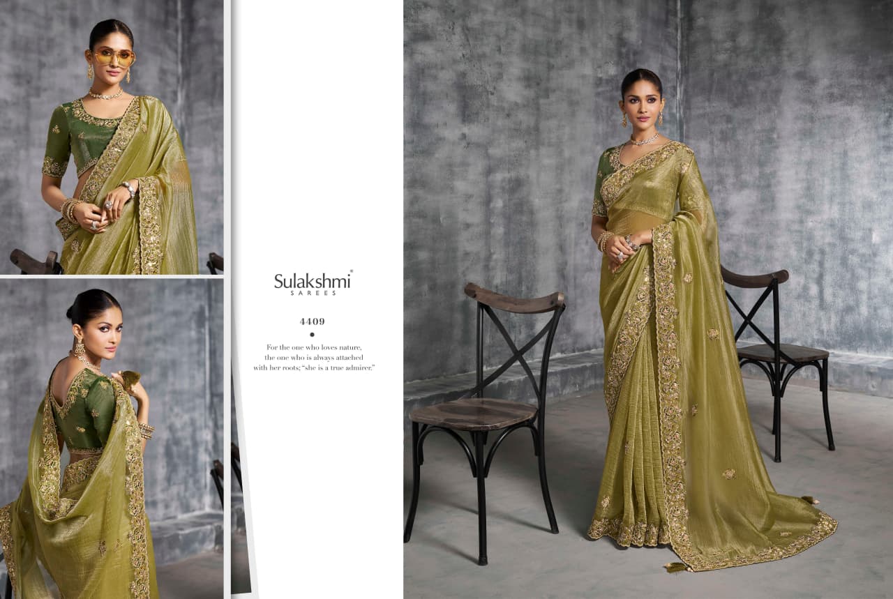 Kashira Exquisite Tissue Zari Saree