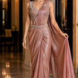 Partylook Shiny Space Silk Saree