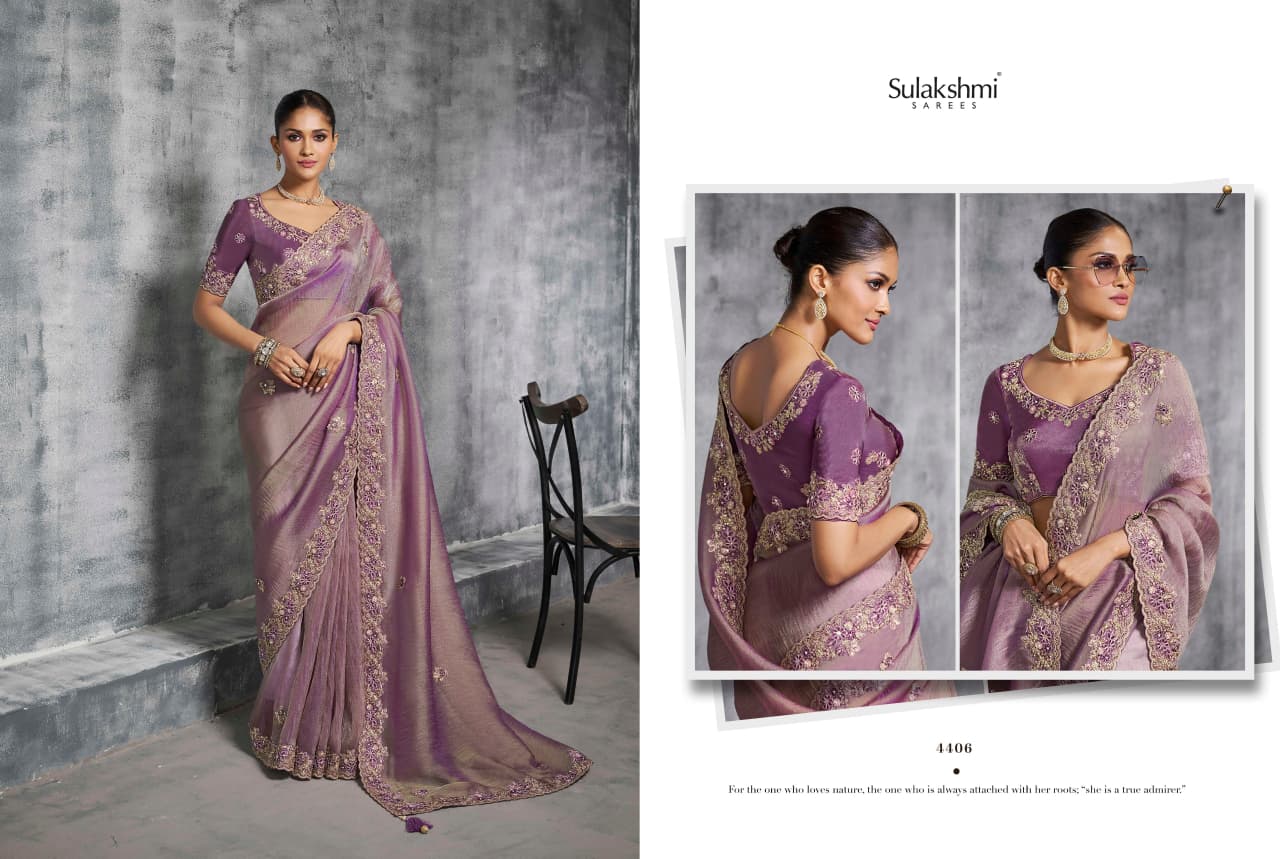Kashira Exquisite Tissue Zari Saree