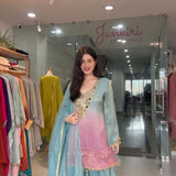 Exclusive Crepe Silk Straight Suit