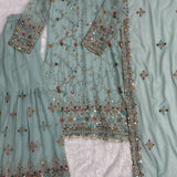 Stunning Embroidered Top Sharara