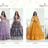 Premium Bridal Colored Lehenga Choli