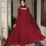 Faux Georgette anarkali dress