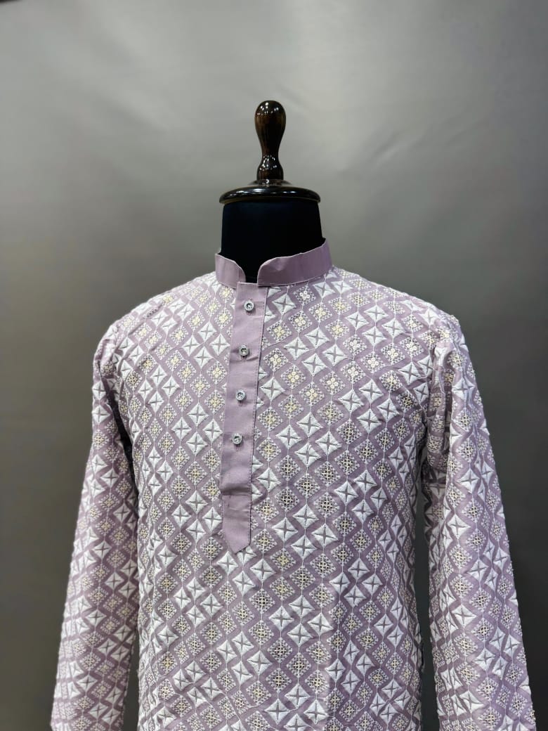 Classy Men's Embroidered Kurta