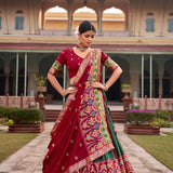 Treditional Tussar Silk Lehenga