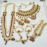 Bridal necklace accessories combo set