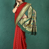 Elegance Pithani Soft SIlk Saree