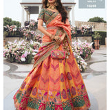 Premium Bridal Wedding Silk Lehenga